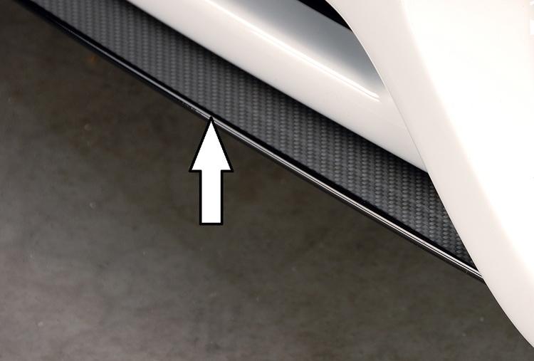 Rieger frontsplitter carbon-look Audi A5 B8/B81 2007–2011