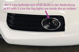Rieger frontsplitter carbon-look Audi A5 B8/B81 2007–2011 - 5