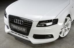 Rieger frontsplitter carbon-look Audi A4 B8/B81 2007–2011 - 2