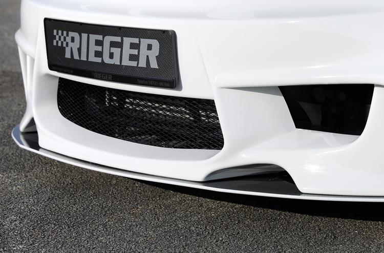 Rieger frontsplitter carbon-look BMW 1-serie E81 187/1K2/1K4 / 1-serie E82, E88 182 / 1C / 1-serie E87 187 / 1K2/1K4 2004–>