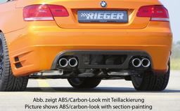 Rieger bakkjolsförlängning carbon-look BMW 3-series E92/BMW 3-series E93 2006–2010