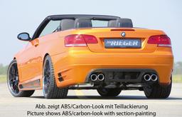 Rieger bakkjolsförlängning carbon-look BMW 3-series E92/BMW 3-series E93 2006–2010 - 2