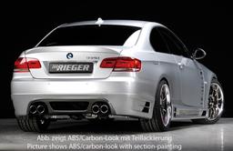 Rieger bakkjolsförlängning carbon-look BMW 3-series E92/BMW 3-series E93 2006–2010 - 4