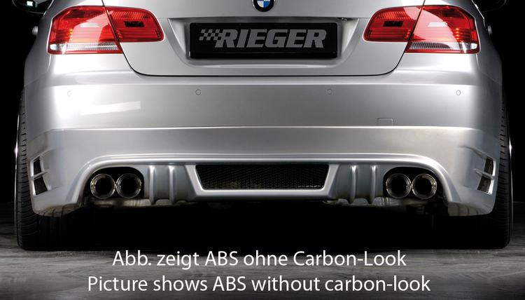 Rieger bakkjolsförlängning carbon-look BMW 3-series E92/BMW 3-series E93 2006–2010
