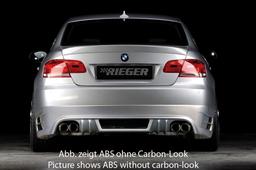 Rieger bakkjolsförlängning carbon-look BMW 3-series E92/BMW 3-series E93 2006–2010 - 2