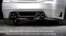 Rieger bakkjolsförlängning carbon-look BMW 3-series E90/BMW 3-series E91 2005–>