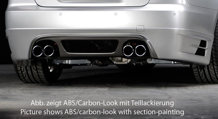 Rieger bakkjolsförlängning carbon-look BMW 3-series E90/BMW 3-series E91 2005–>