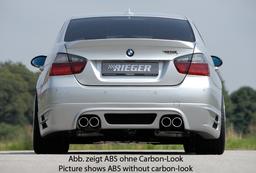 Rieger bakkjolsförlängning carbon-look BMW 3-series E90/BMW 3-series E91 2005–> - 4