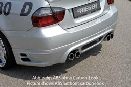 Rieger bakkjolsförlängning carbon-look BMW 3-series E90/BMW 3-series E91 2005–> - 5