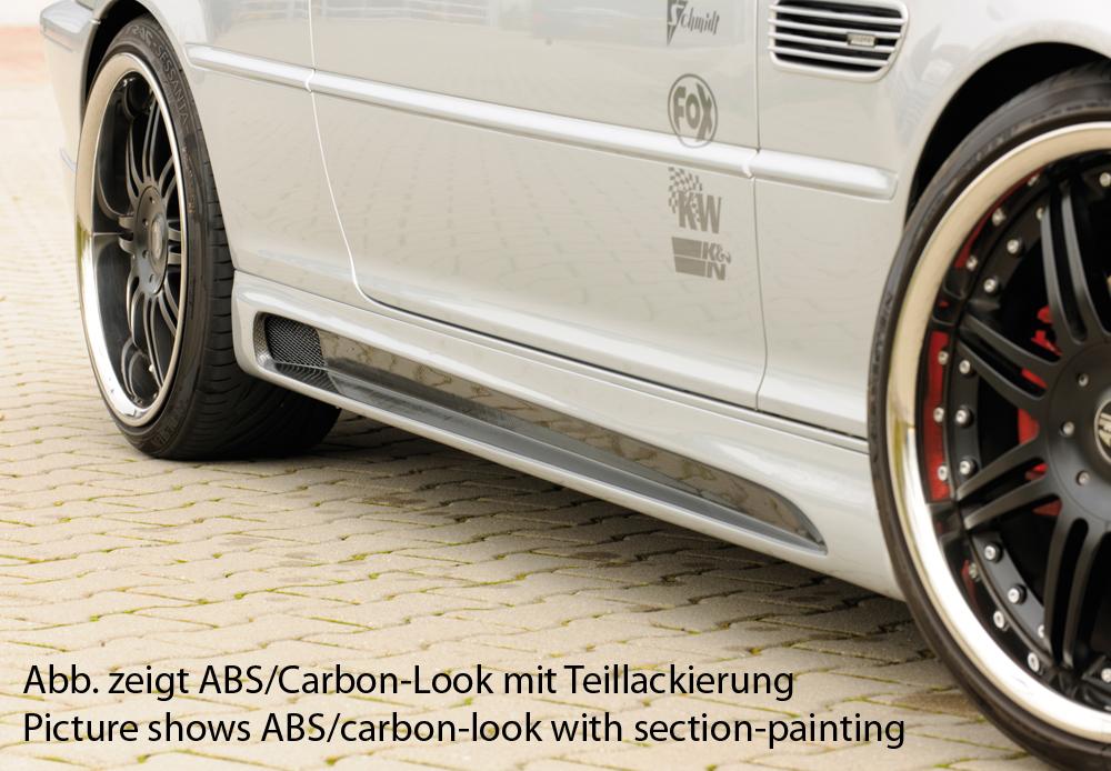 Rieger sidokjol höger carbon-look BMW 3-series E46/3-series E46 M3 1998–>