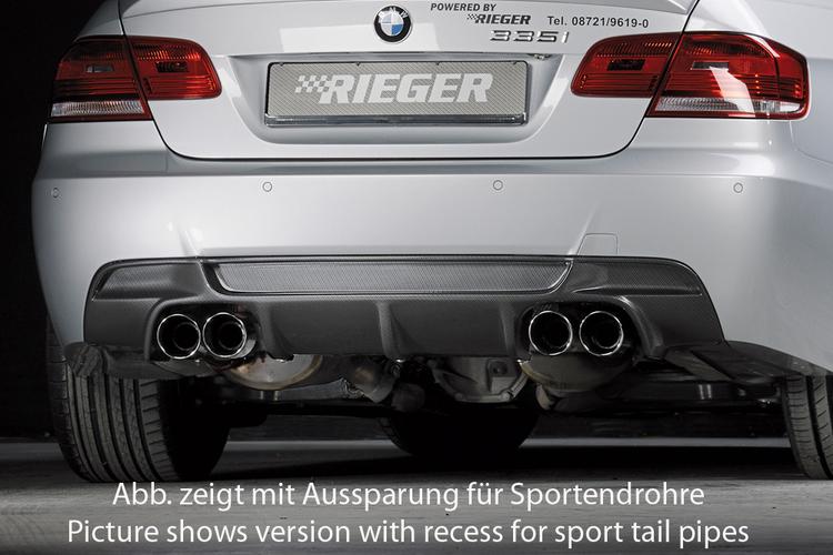 Rieger diffusor carbon-look BMW 3-series E92/BMW 3-series E93 2006–>