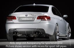 Rieger diffusor carbon-look BMW 3-series E92/BMW 3-series E93 2006–> - 2