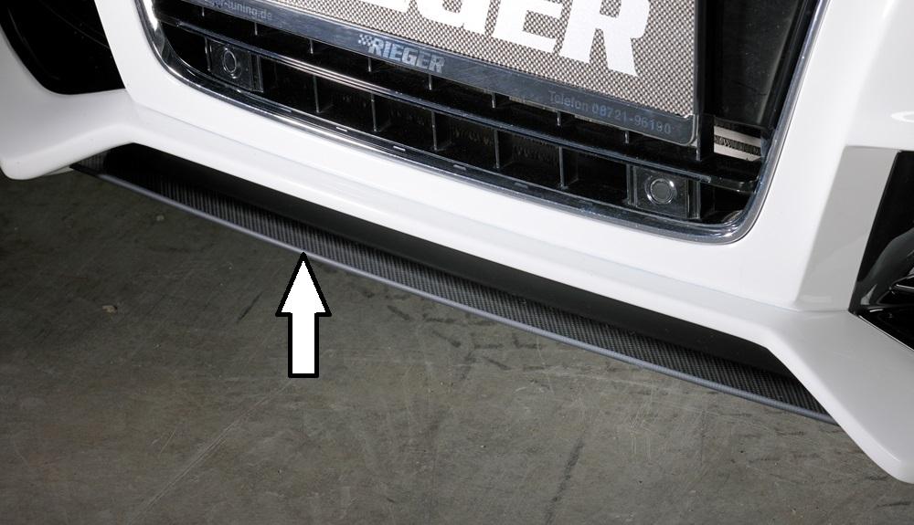 Rieger frontsplitter carbon-look Audi A5/S5 B8/B81 2007–2011