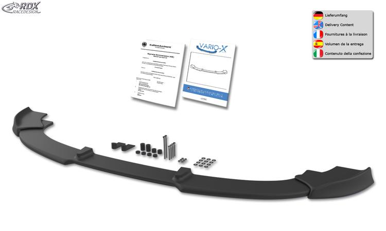 RDX frontspoiler VARIO-X BMW 5-series E60 / E61 –2006