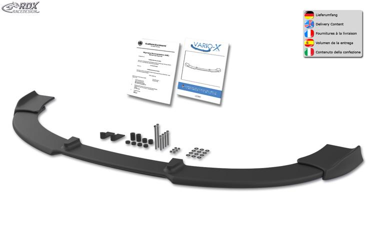 RDX frontspoiler VARIO-X Audi A4 8E B6 (S-Line- / S4-Front)