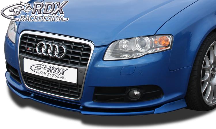 RDX frontspoiler VARIO-X Audi A4 8E B7 (S-Line frontstötfångare)