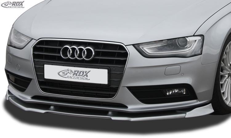 RDX frontspoiler VARIO-X Audi A4 B8 facelift 2011–> Front Lip "V1" Splitter