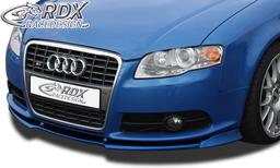 RDX frontspoiler VARIO-X Audi A4 B7 8H cabriolet 2005–> / S4 cabriolet 2005–> (S-Line- and S4-frontstötfångare)