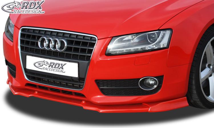 RDX frontspoiler VARIO-X Audi A5 –2011 (Coupe + cabriolet + Sportback, Normal frontstötfångare)