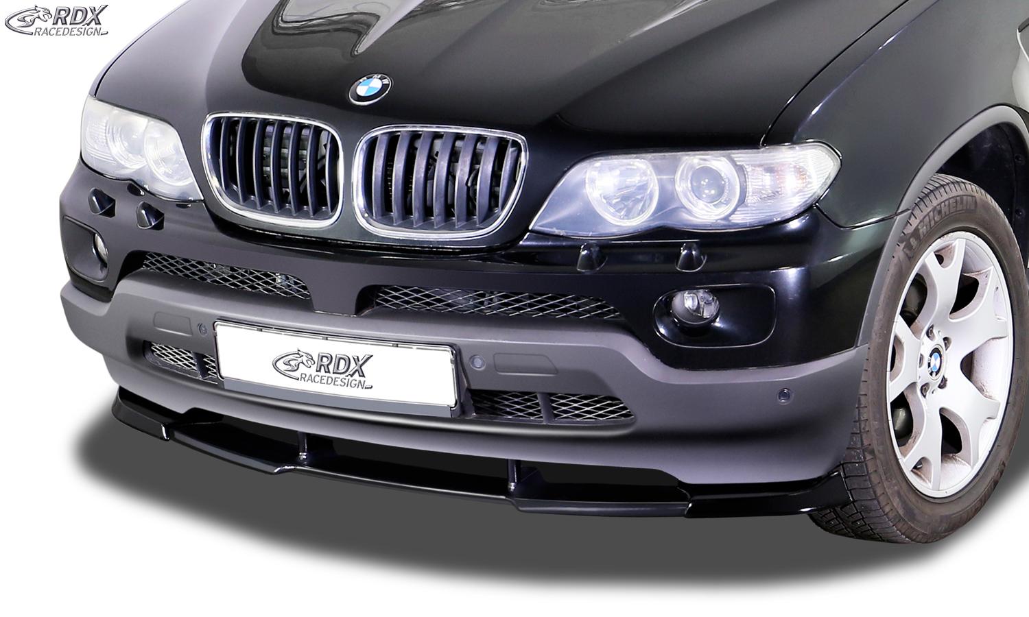 RDX frontspoiler VARIO-X BMW X5 E53 2003–>