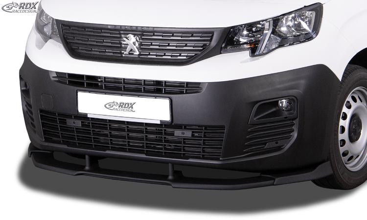 RDX frontspoiler VARIO-X Citroën Berlingo, Peugeot Partner & Rifter, Opel/Vauxhall Combo, Toyota ProAce City (Type E, 2018–>)