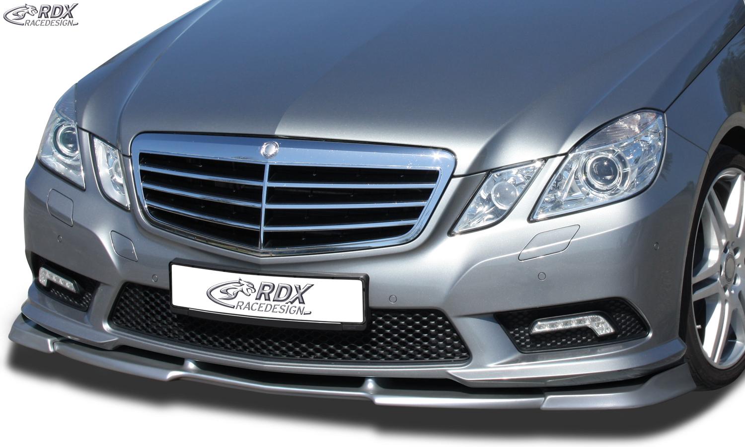 RDX frontspoiler VARIO-X Mercedes-Benz E-class W212 AMG-Styling 2009-2013 (passar Cars med AMG-Styling frontstötfångare)