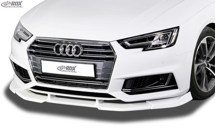 RDX frontspoiler VARIO-X Audi A4 8W B9 (–2019, för S-Line- and S4-frontstötfångare)
