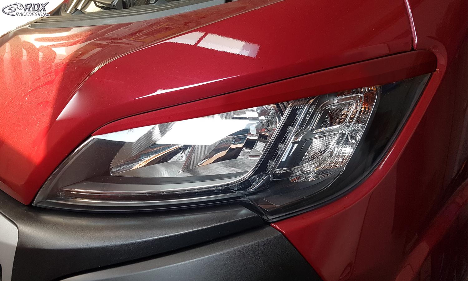RDX strålkastarögonlock Fiat/Citroën/Peugeot/Opel/Toyota/RAM