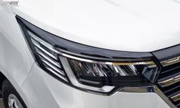 RDX strålkastarögonlock blanksvart Renault Trafic & Nissan Primastar / NV300 (2021–>) - 2