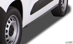 RDX Slim sidokjolar Citroën Berlingo, PEUGEOT Partner & Rifter, Opel/Vauxhall Combo, TOYOTA ProAce City (typ E, 2018–>)