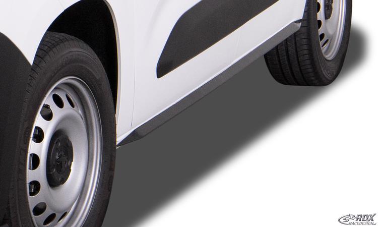 RDX Slim sidokjolar Citroën Berlingo, PEUGEOT Partner & Rifter, Opel/Vauxhall Combo, TOYOTA ProAce City (typ E, 2018–>)