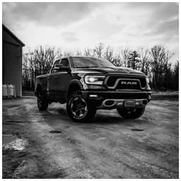Fjädring avancerad sats Air Ride Revel Performance med OFD distansbrickor för fjäderben höjning 2,5 tum för Dodge Ram 1500 DT 2025- - 2