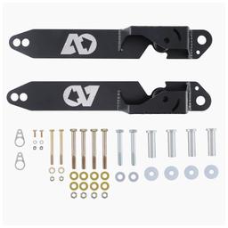 Dubbla fästöron för bakre stötdämpare svart V2 Agile Offroad för Mercedes Sprinter II (W906) 2006-2019 m.fl. - 6