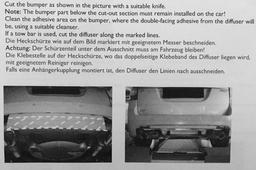 Maxton Design Diffuser Saab 9-3 Aero MK2 Facelift