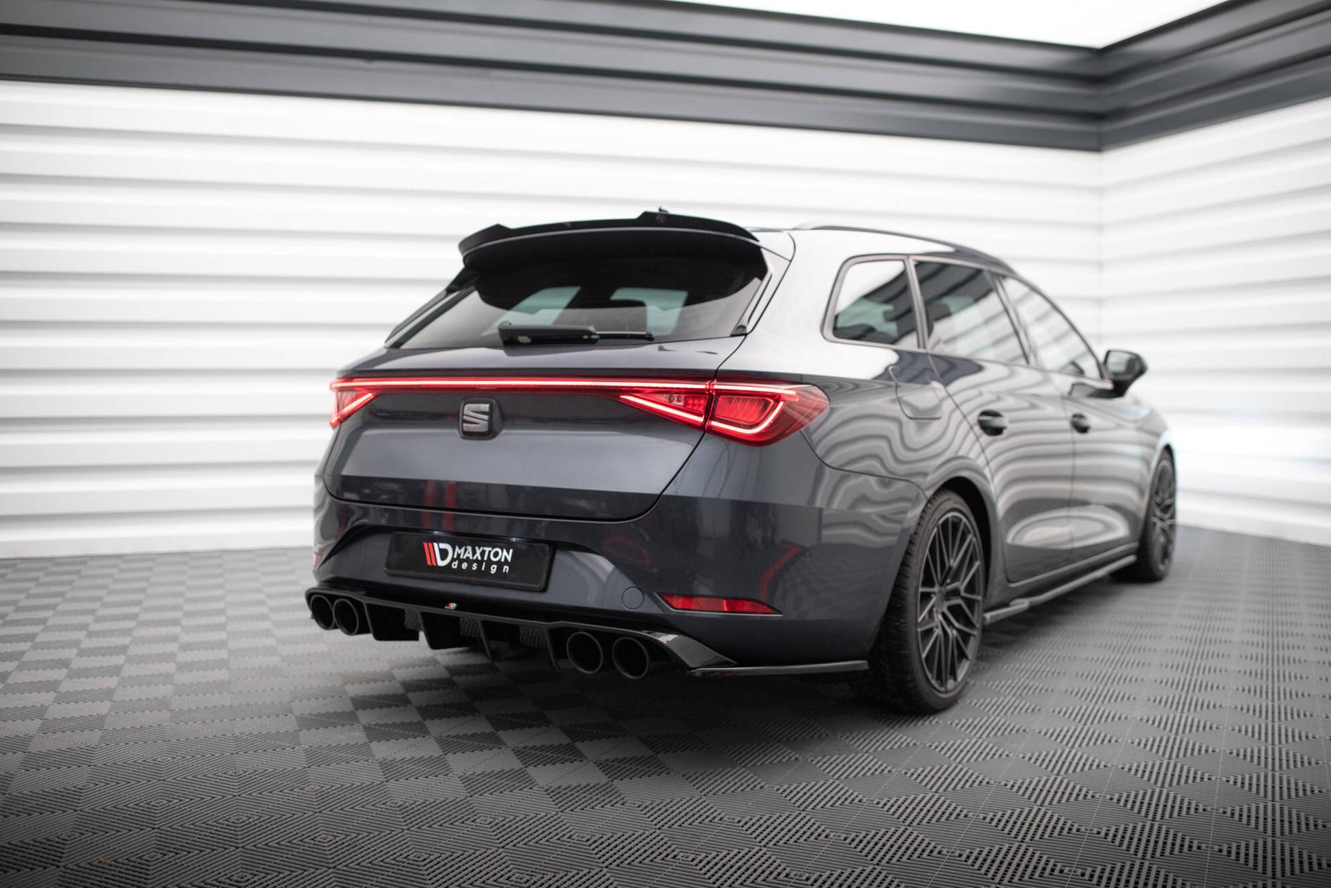 Maxton Design Diffusor Plus Exhaust Ends Imitation Seat Leon ST FR MK4