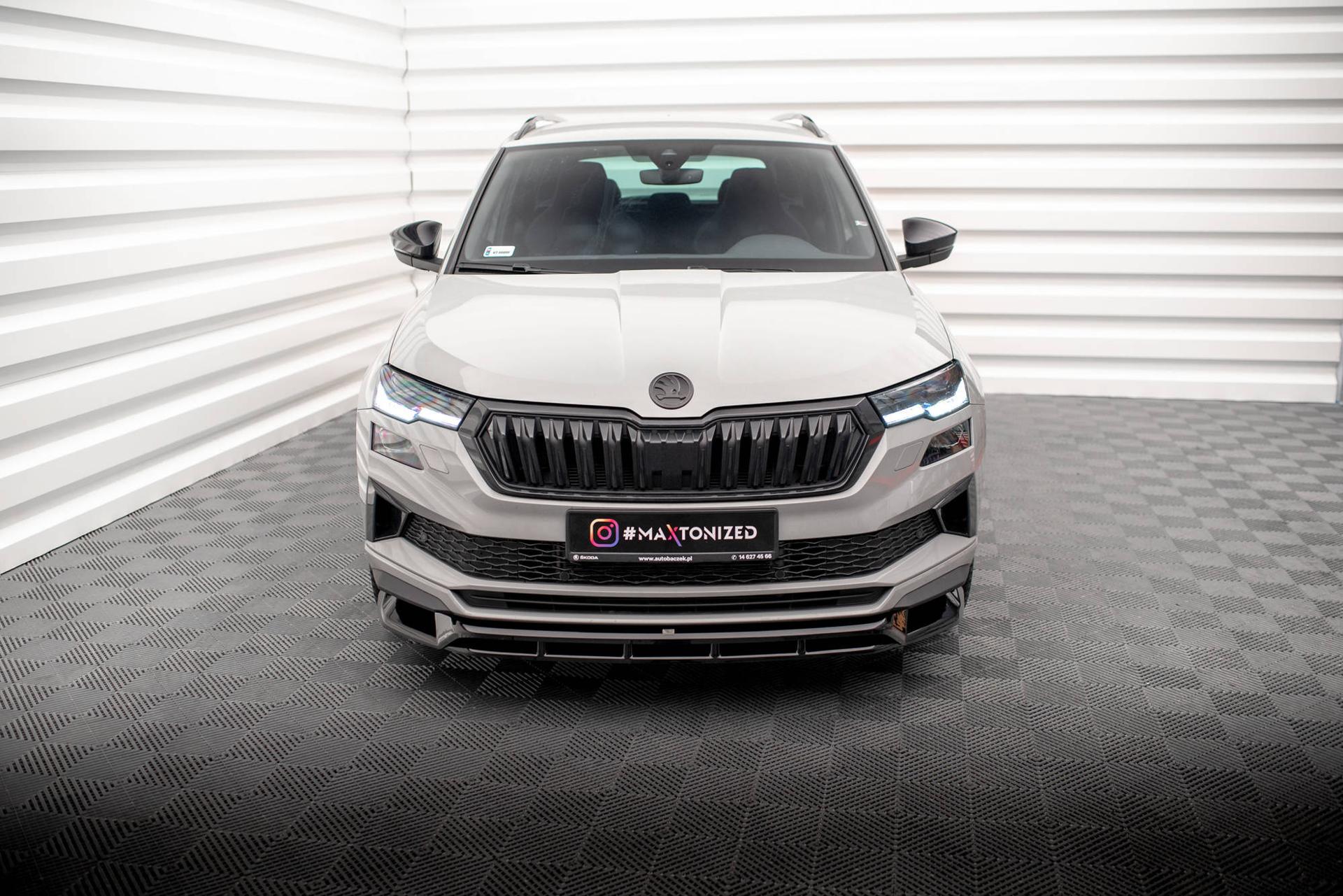 Maxton Design Frontspoiler Skoda Karoq Sportline MK1 Facelift