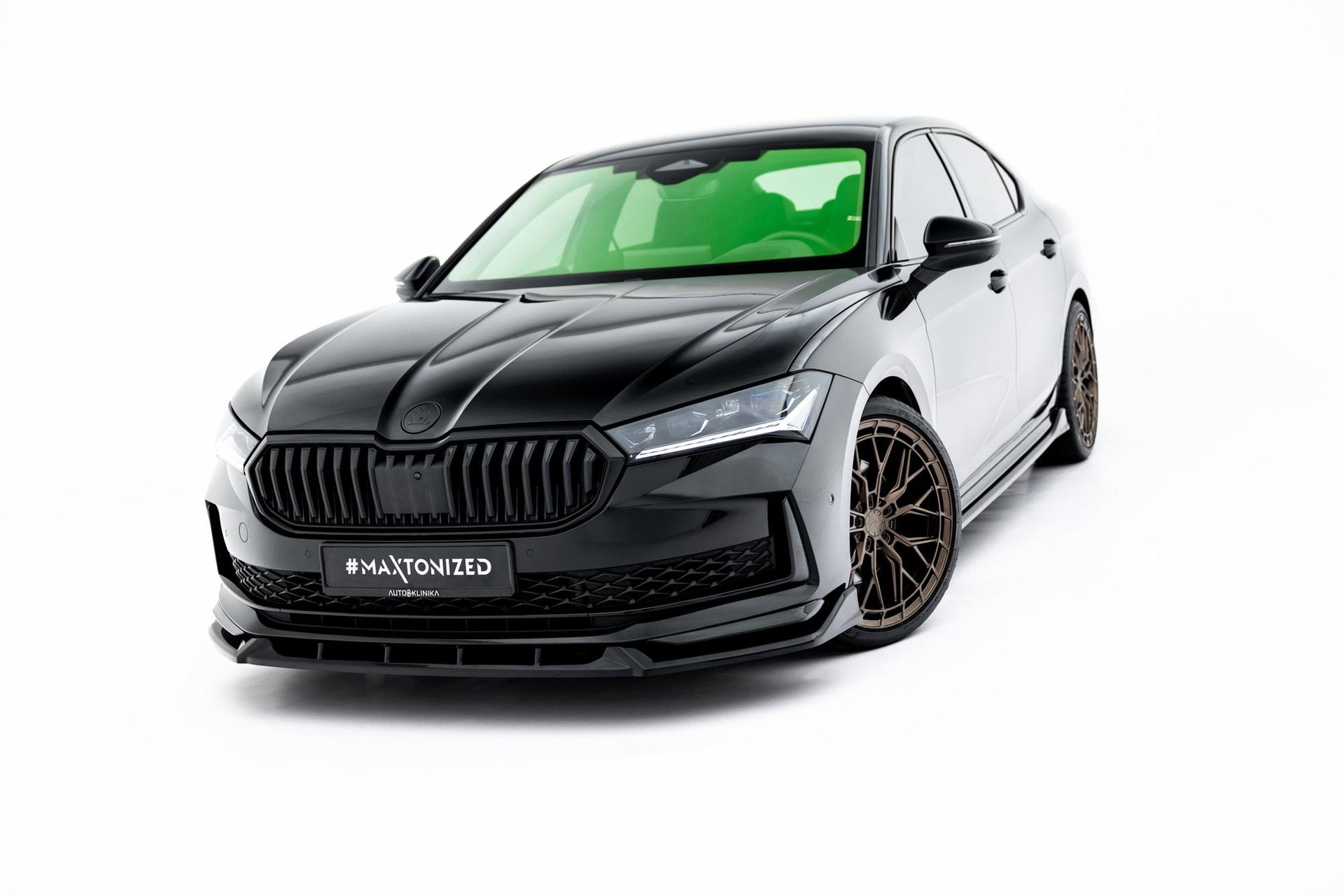 Maxton Design Frontspoiler V.2 Skoda Superb Sportline MK4