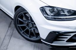 JR Wheels SL-04 Custom alloy wheel mounted on car in an atmospheric setting