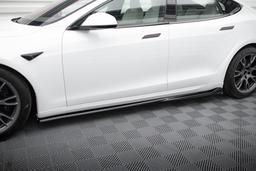 Maxton Design Side skirts V.1 Tesla Model S Plaid MK1 Facelift