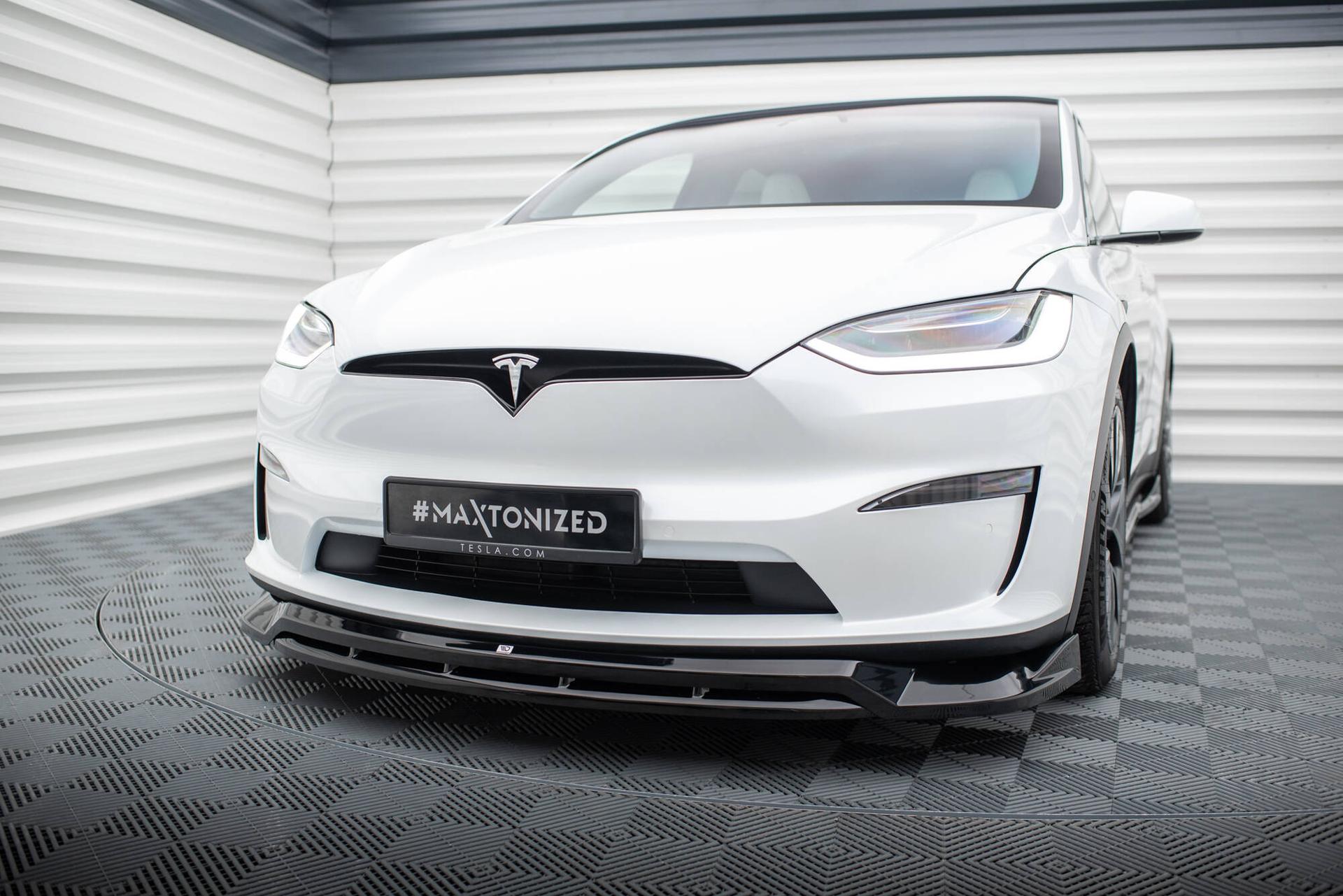Maxton Design Frontspoiler V.1 Tesla Model X MK1 Facelift