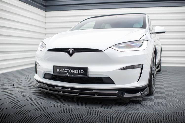 Maxton Design Frontspoiler V.1 Tesla Model X MK1 Facelift