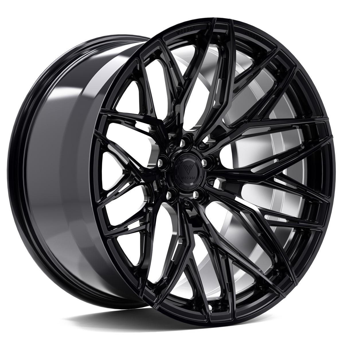 Vesser VSR1 aluminiumfälg i Gloss Black, 19"