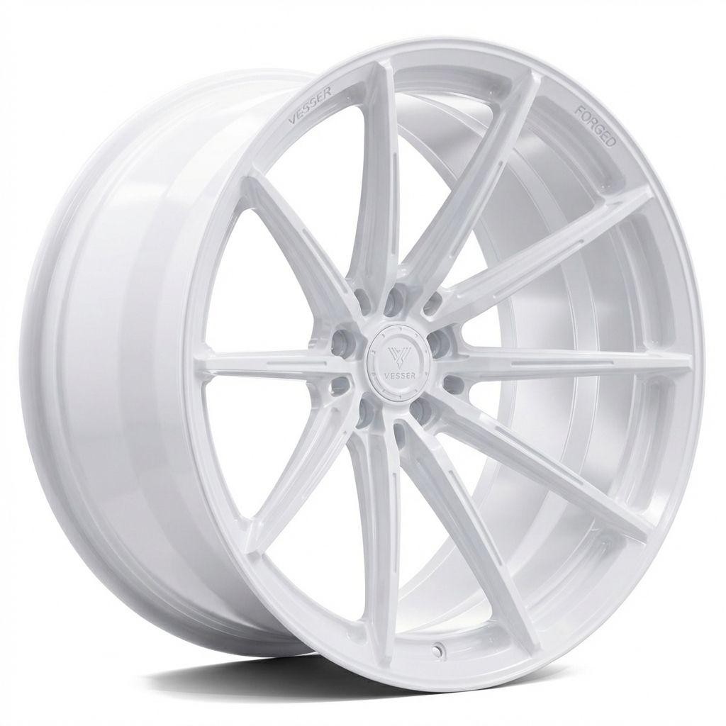 Vesser VSR2 aluminiumfälg i Gloss White, 20"