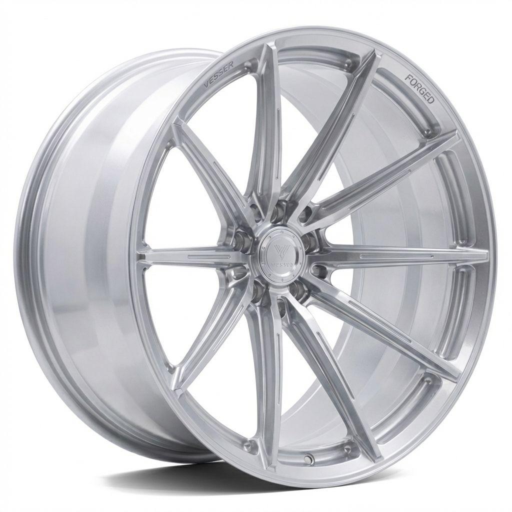 Vesser VSR2 alumiinivanne, Gloss Silver, 20"