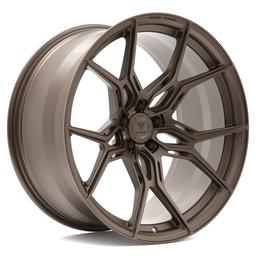 Vesser VSR3 Satin Candy Violet alloy wheel mounted on car in an atmospheric setting
