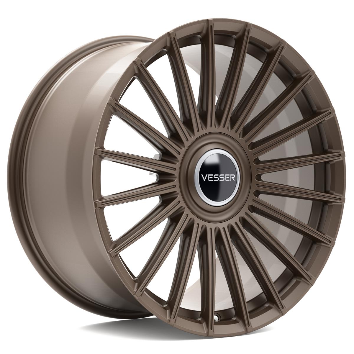 Vesser VSR5 alumiinivanne, Satin Bronze, 21"