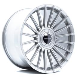 Vesser VSR5 Satin Bronze alumiinivanteet asennettuna autoon tunnelmallisessa ympäristössä