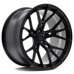 Vesser VSR6 Satin Candy Violet alloy wheel mounted on car in an atmospheric setting