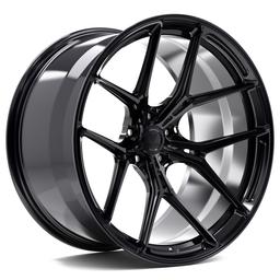 Vesser VSR7 Gloss Candy Violet alloy wheel mounted on car in an atmospheric setting