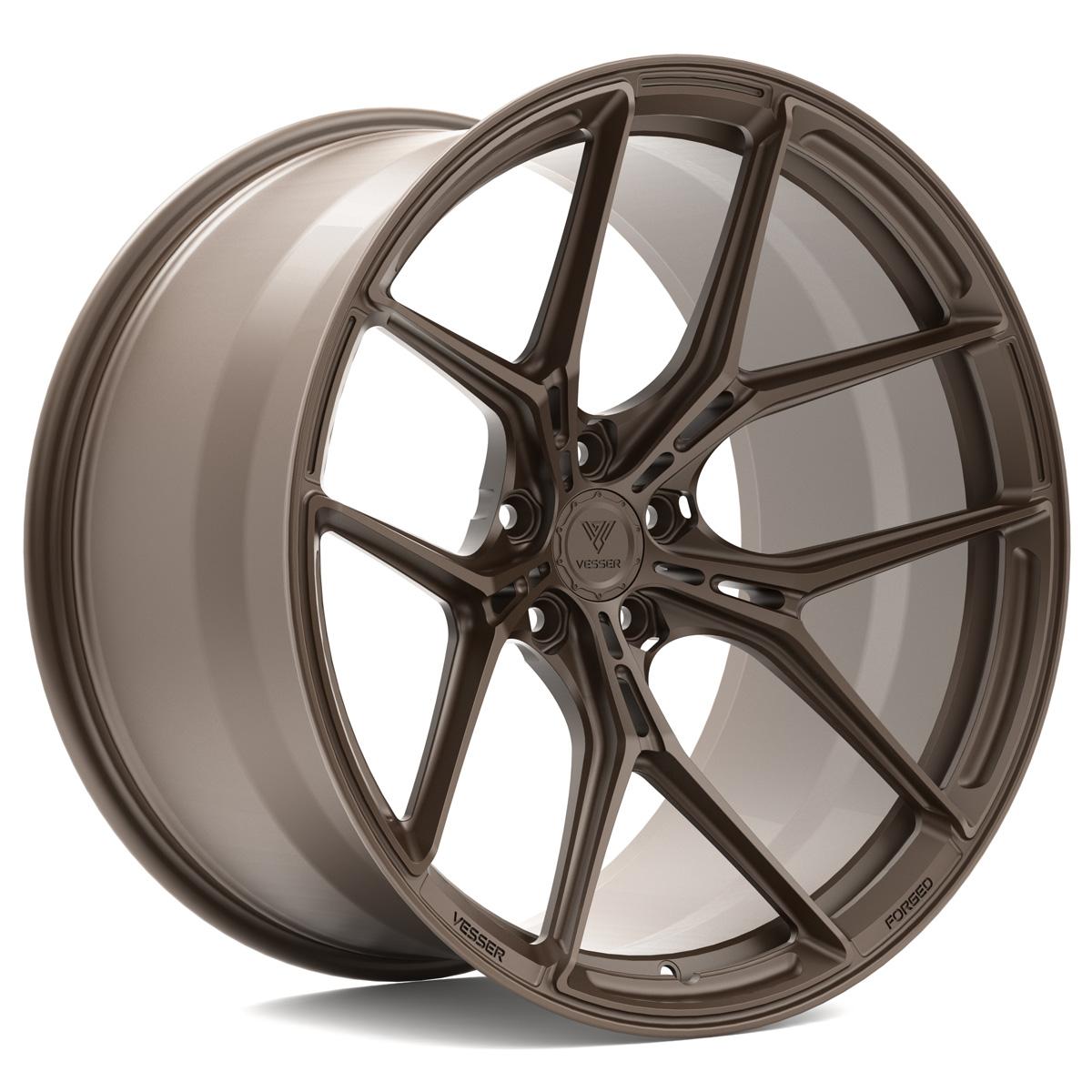 Vesser VSR7 alloy wheel in Satin Bronze, 23"